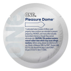 ONE Pleasure Dome, 1 шт, гладенький, з розширеною головкою