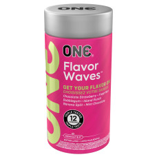 ONE FlavorWaves, 12 шт, 6 ароматів, 6 кольорів, подарункове паковання-тубус