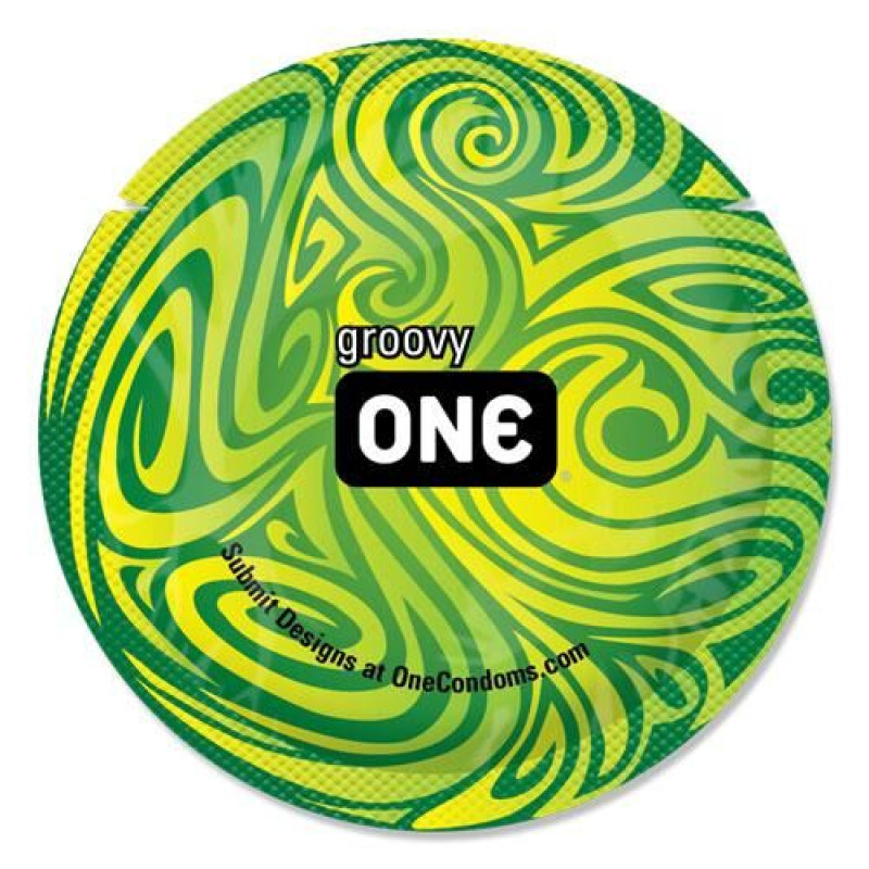 Набор ONE Glowing Pleasures, 100 шт, светятся в темноте, со смазкой, упаковка-тубус