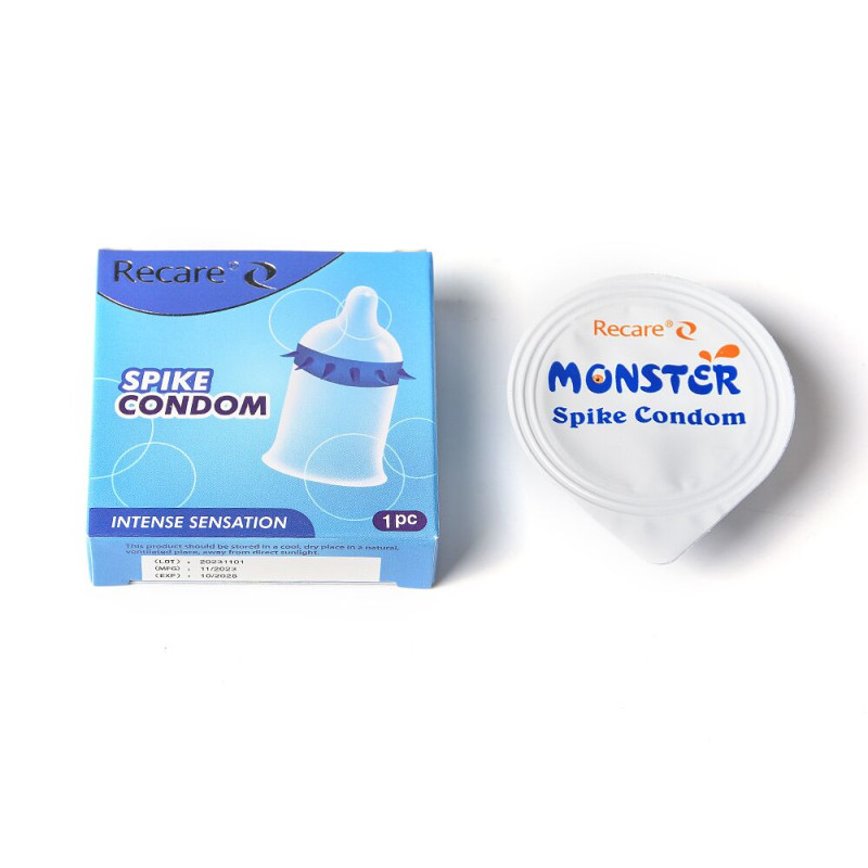 Recare Spike Condom Blue (з шипами)