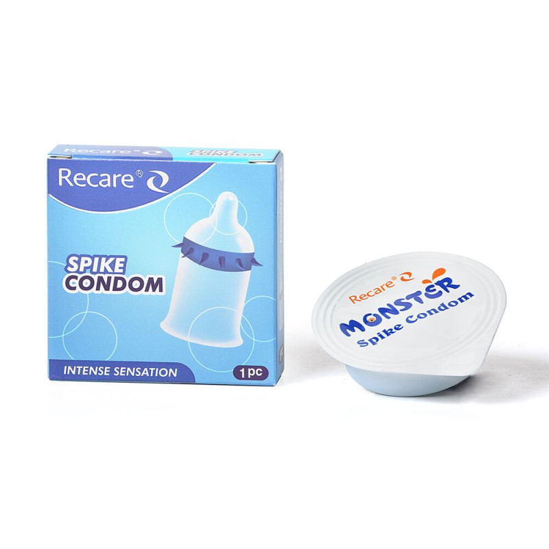 Recare Spike Condom Blue (з шипами)
