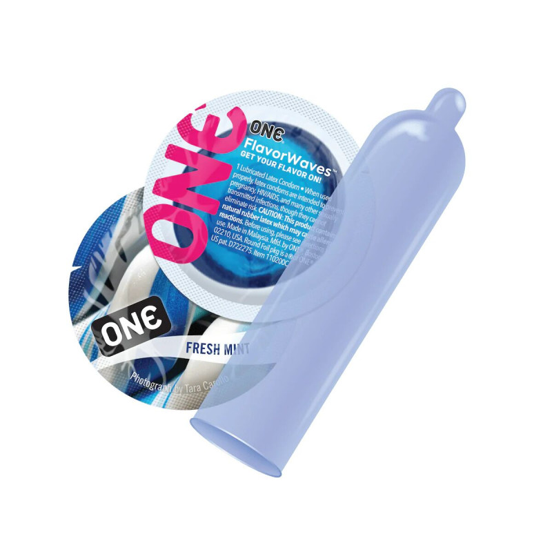 ONE FlavorWaves, 12 шт, 6 ароматів, 6 кольорів, подарункове паковання-тубус