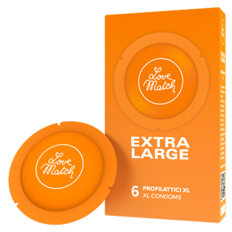 Love Match Extra Large, 57 мм, 6 шт