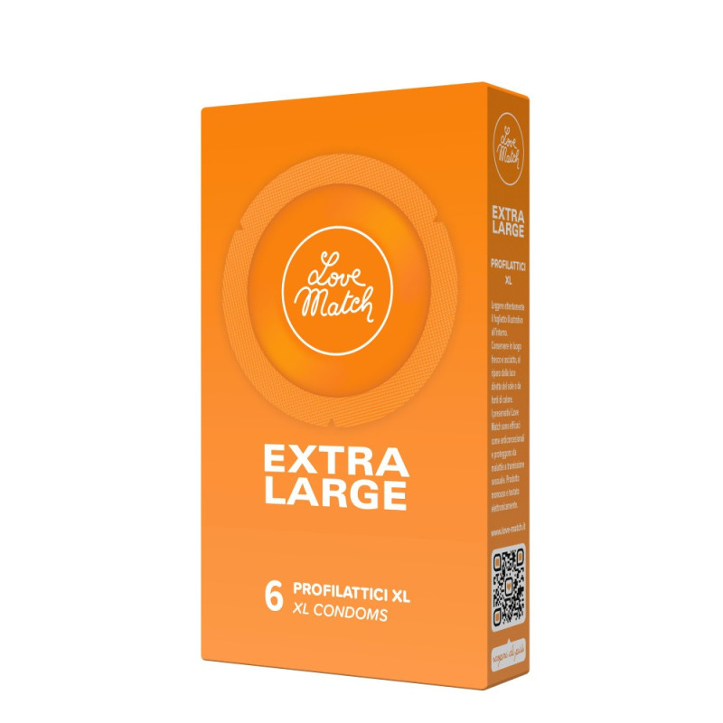 Love Match Extra Large, 57 мм, 6 шт