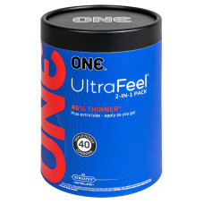 ONE Ultra Feel 40 шт, подарункова упаковка тюб