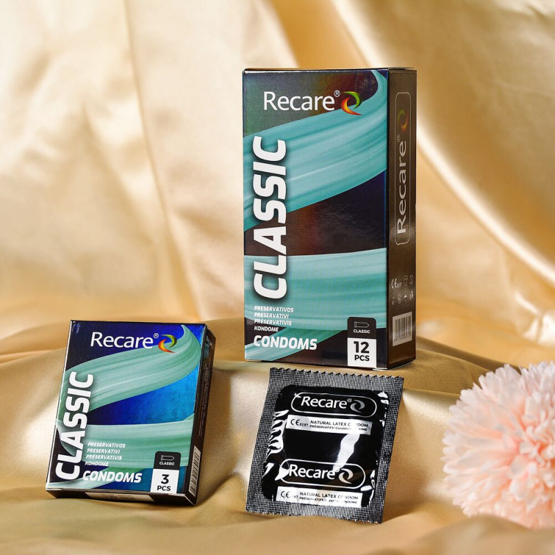 Holographic Recare Classic Condoms 3 шт, класичні