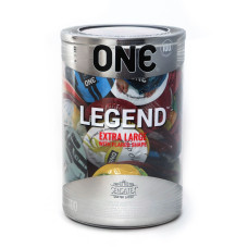 ONE Legend XL, 100 шт, збільшений розмір, розширення на кінці, паковання-тубус