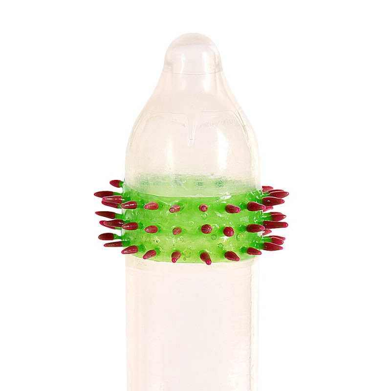 Recare Red Monster Spike Condom (з рядами шипів)