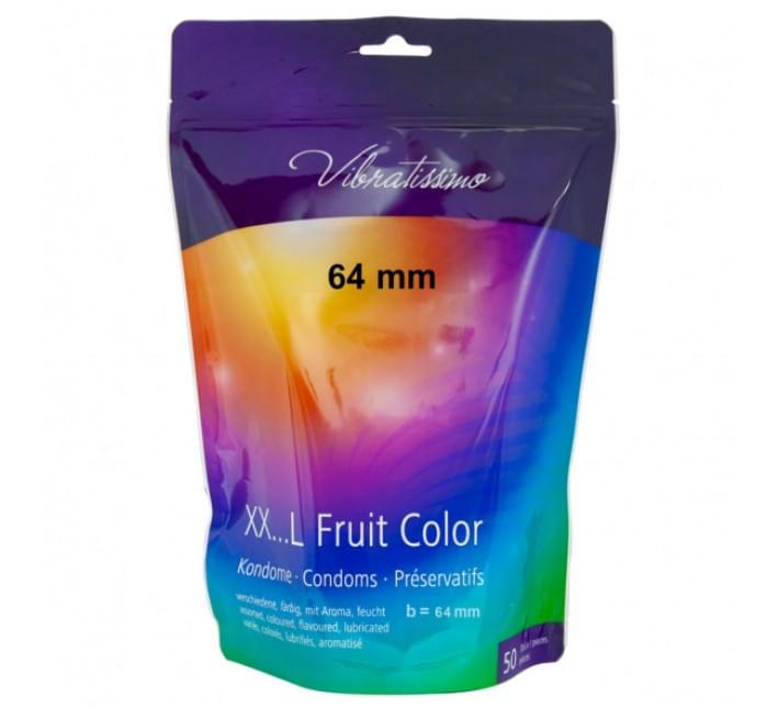 Vibratissimo XX ... L Fruit Color, 64 мм, 50 шт