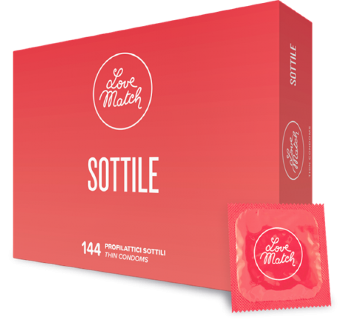 Love Match Sottile (Thin), 54 мм, 144 шт