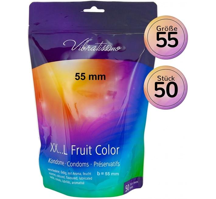 Vibratissimo XX... L Fruit Color, 55 мм, 50 шт