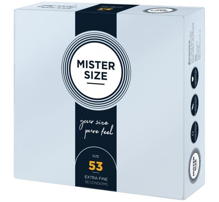 Mister Size - pure feel - 53 (36 condoms), товщина 0,05 мм