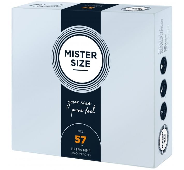 Mister Size – pure feel – 57 (36 condoms), толщина 0,05 мм