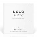 LELO HEX Condoms Original 3 Pack, тонкие и суперпрочные