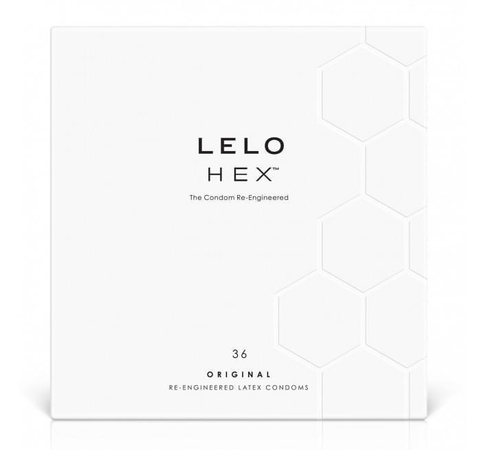 LELO HEX Condoms Original 36 Pack, тонкі та суперміцні