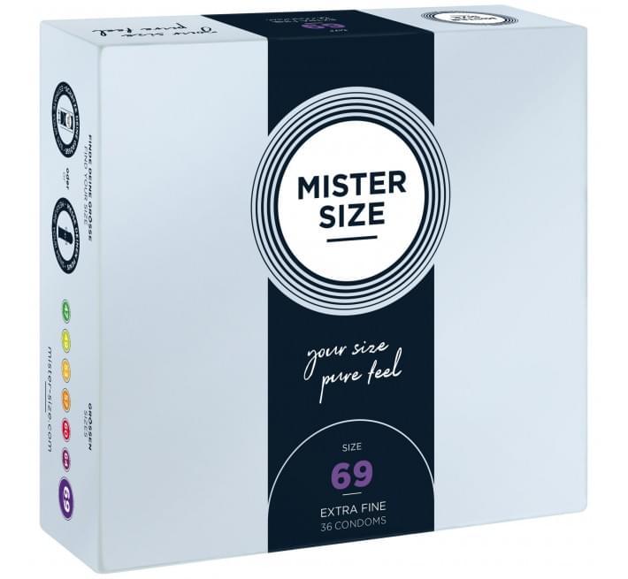 Mister Size – pure feel – 69 (36 condoms), толщина 0,05 мм