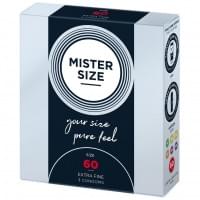 Mister Size – pure feel – 60 (3 condoms), толщина 0,05 мм