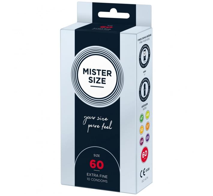 Mister Size - pure feel - 60 (10 condoms), товщина 0,05 мм