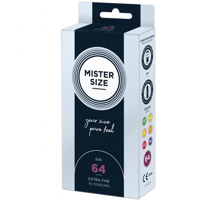 Mister Size – pure feel – 64 (10 condoms), толщина 0,05 мм