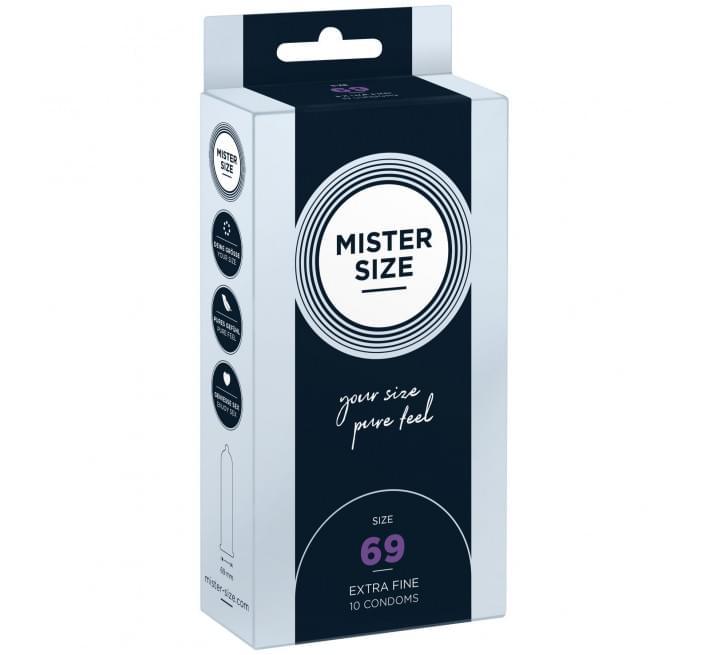 Mister Size – pure feel – 69 (10 condoms), толщина 0,05 мм