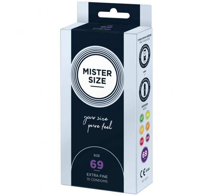 Mister Size – pure feel – 69 (10 condoms), толщина 0,05 мм