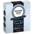 Набір Mister Size - pure feel - 53–57–60 (3 condoms), 3 розміри, товщина 0,05 мм