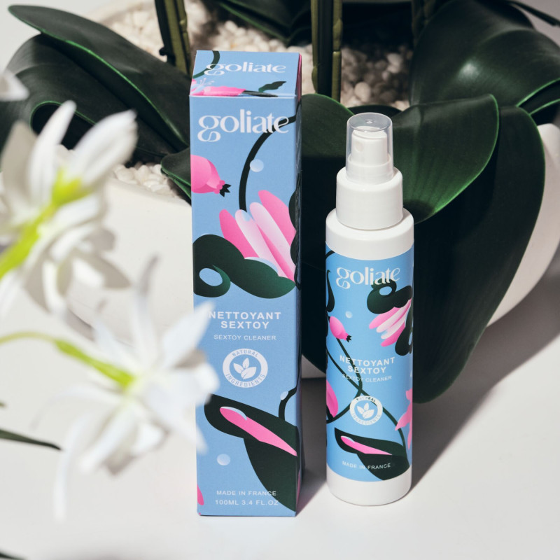 Антибактеріальний спрей для іграшок Goliate Nettoyant Sextoy 100 мл, безпечний для тіла