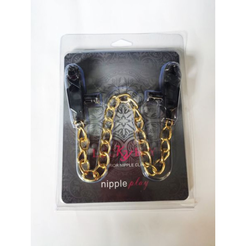 Затискачі на соски Lucky Bay Nipple play прищіпки Gold
