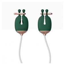 Затискачі для сосків з вібрацією Qingnan No.2 Vibrating Nipple Clamps Green