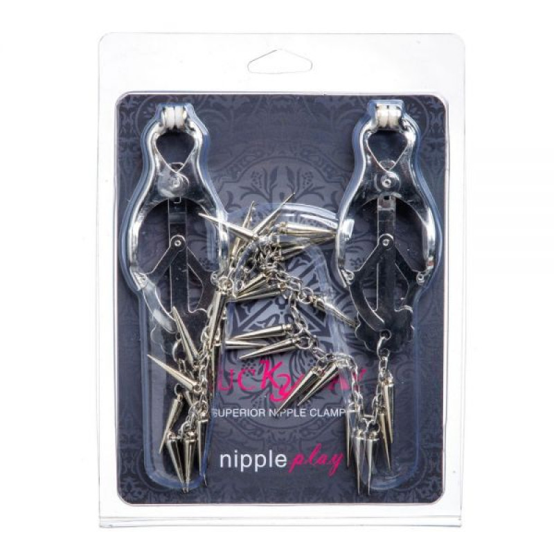 Затискачі на соски Lucky Bay Nipple play кабали Chain and Spike