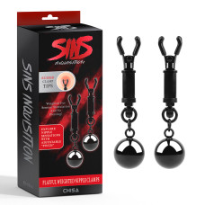 Затискачі для сосків Chisa Sins Inquisition Playful Weighted Nipple Clamps