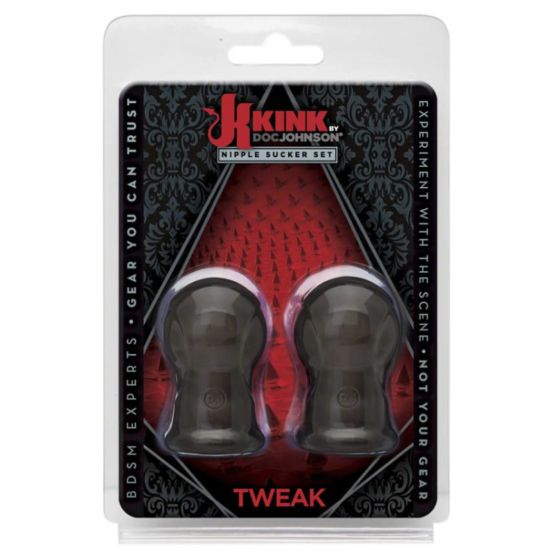 Присоски для сосков Doc Johnson Kink - Tweak - Nipple Sucker Set