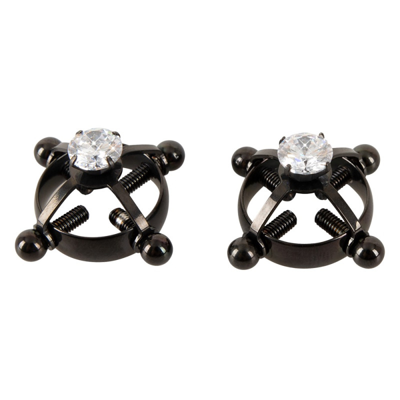 Затискачі на соски Bad Kitty Nipple Jewellery Black