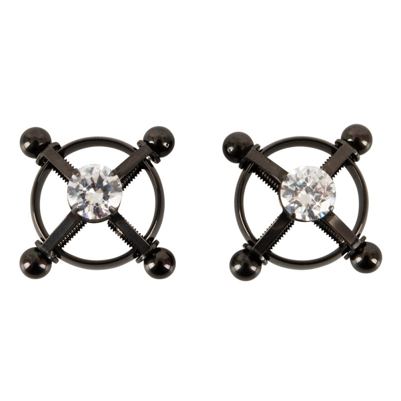Затискачі на соски Bad Kitty Nipple Jewellery Black