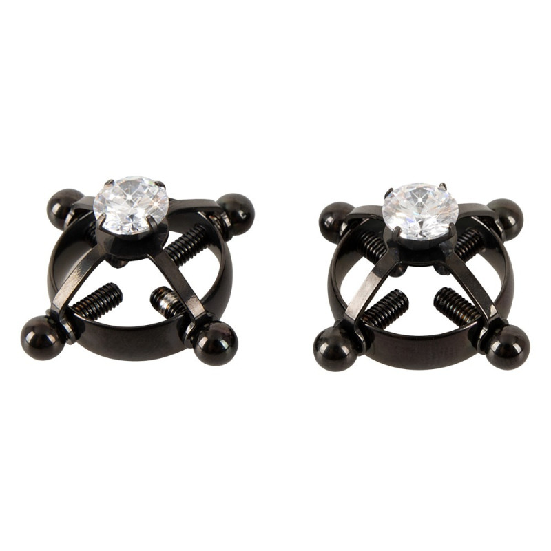 Затискачі на соски Bad Kitty Nipple Jewellery Black