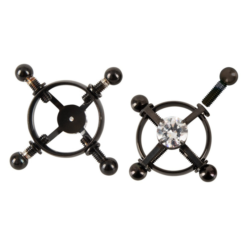 Затискачі на соски Bad Kitty Nipple Jewellery Black