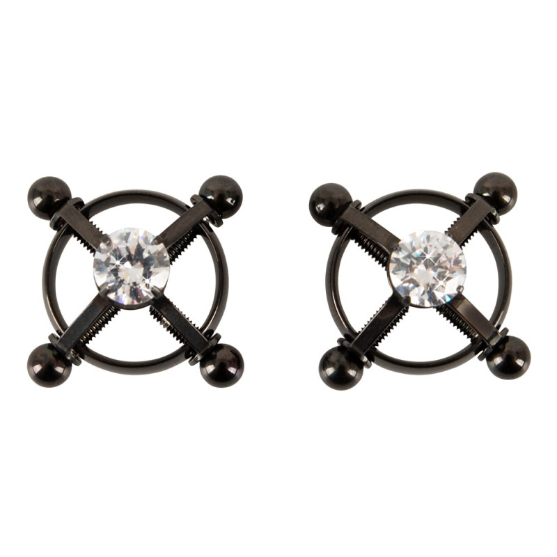 Затискачі на соски Bad Kitty Nipple Jewellery Black