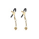 Затискачі для сосків Liebe Seele Hollow Heart Nipple Clamps Gold