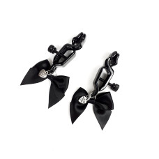 Зажимы для сосков Art of Sex Nipple clamps Black Bow