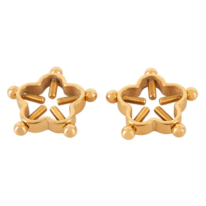 Затискачі на соски Bad Kitty Nipple Jewellery Gold