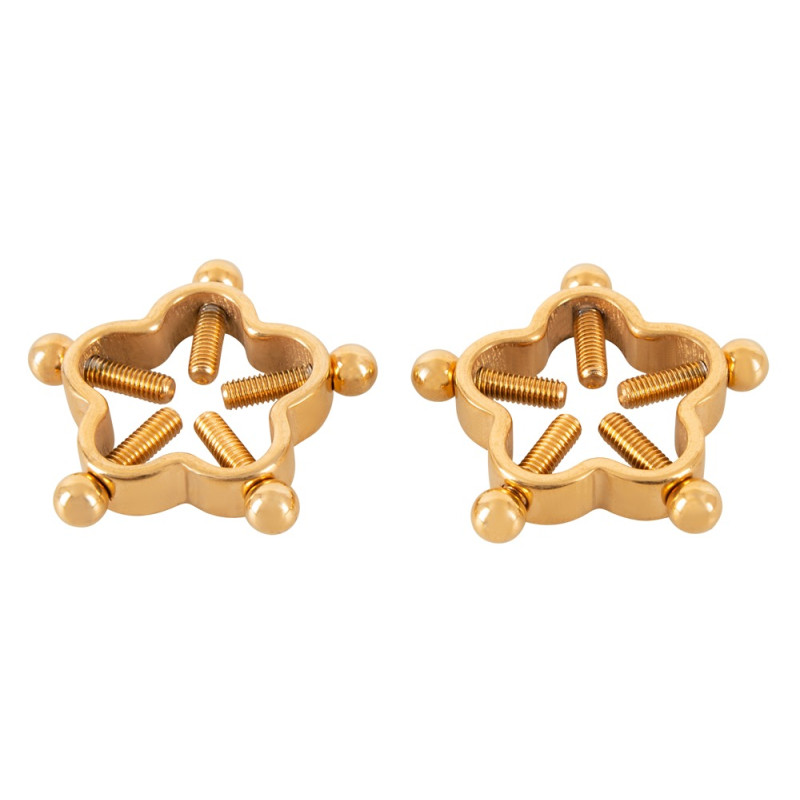 Затискачі на соски Bad Kitty Nipple Jewellery Gold