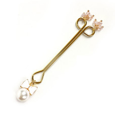 Зажим для клитора Art of Sex Clit Clamp Bow Pearl