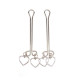 Затискачі на соски Chisa Fetish Fantasy Heart Nipple Clamps