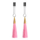 Зажимы для сосков LoveToy Bondage Fetish Glamor Tassel Nipple Clamp Pink