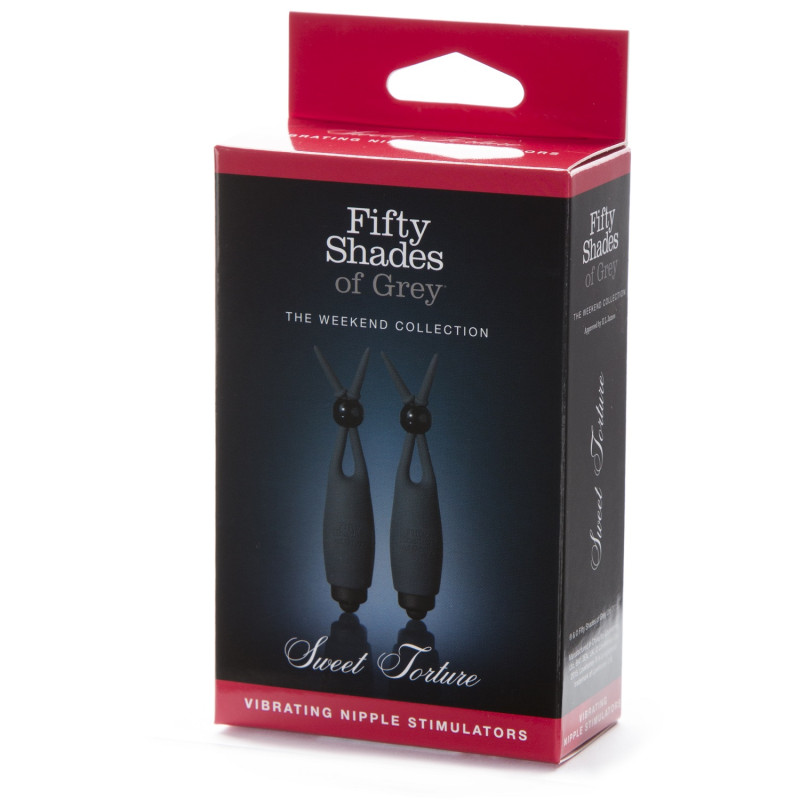 Зажимы для сосков вибрирующие Fifty Shades of Grey Сладкая пытка
