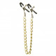 Затискачі на соски Lucky Bay Nipple play Long Chain Золоті
