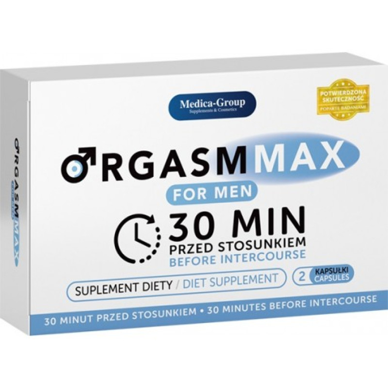 Капсули для ерекції Medica Group Orgasmmax (ціна за упаковку, 2 капсули)