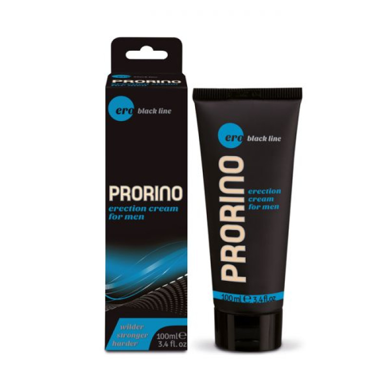 Возбуждающий крем для мужчин Hot ERO PRORINO Black Line Erection Cream 100 мл