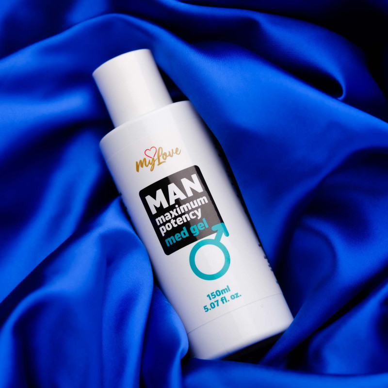 Интимный гель-лубрикант для мужчин MyLove Man Maximum Potency Med Gel, 150 мл