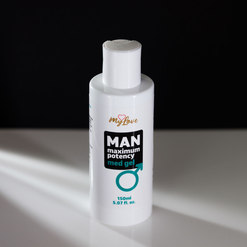 Интимный гель-лубрикант для мужчин MyLove Man Maximum Potency Med Gel, 150 мл